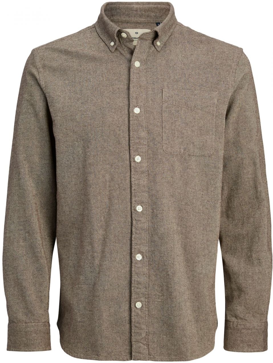 JACK & JONES Košeľa 'JPRBLUBROOK'  hnedá