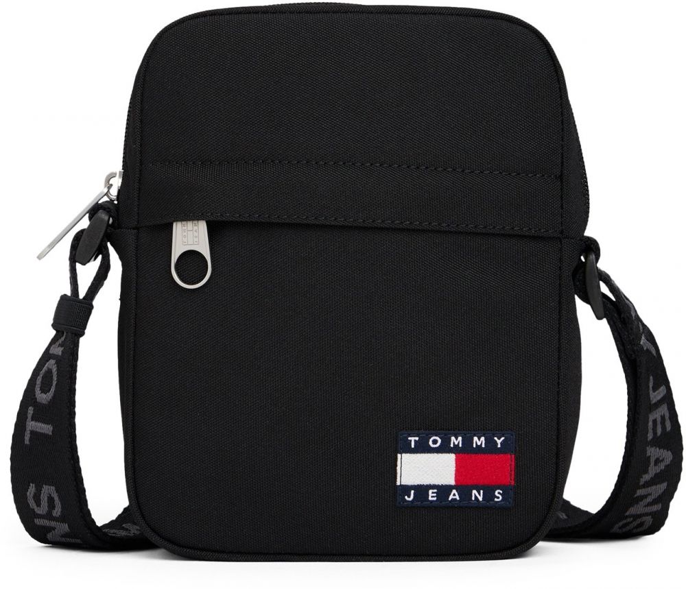 Tommy Jeans Taška cez rameno 'ESS'  čierna