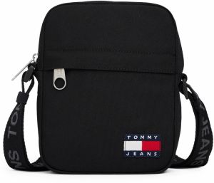 Tommy Jeans Taška cez rameno 'ESS'  čierna