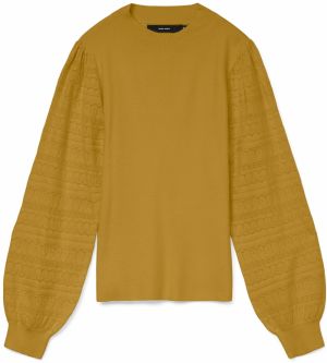 VERO MODA Sveter 'VMNEWLIMONE'  zlatá žltá