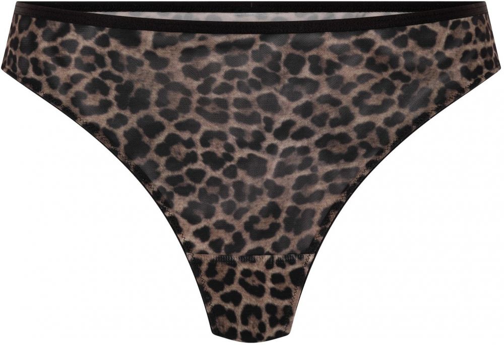 Hunkemöller Tangá 'Tara'  hnedá / čierna