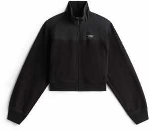 Tommy Jeans Flisová bunda  čierna / biela