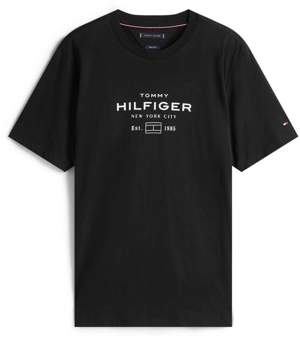 TOMMY HILFIGER Tričko  čierna / biela
