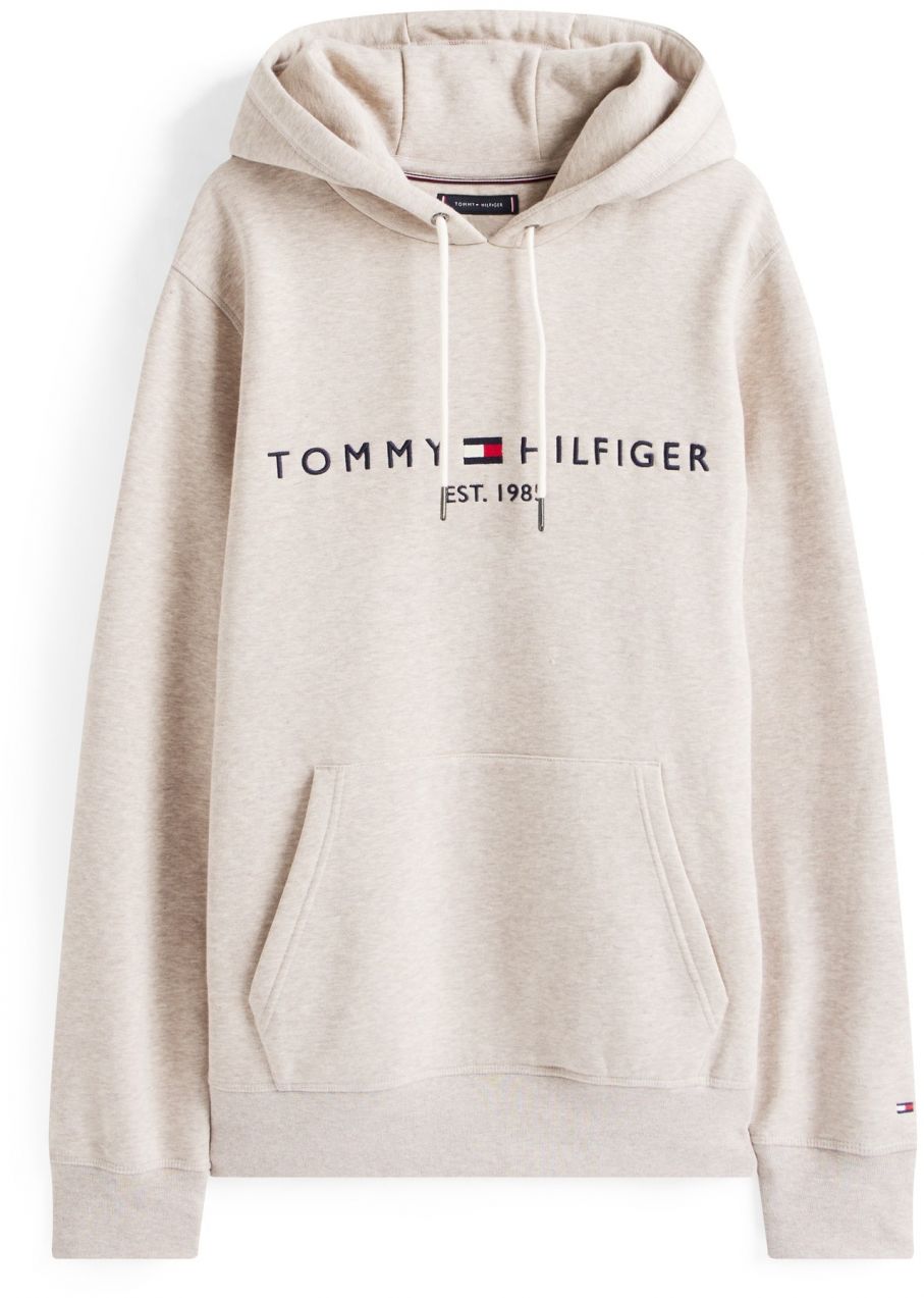 TOMMY HILFIGER Mikina  námornícka modrá / kapučíno / červená