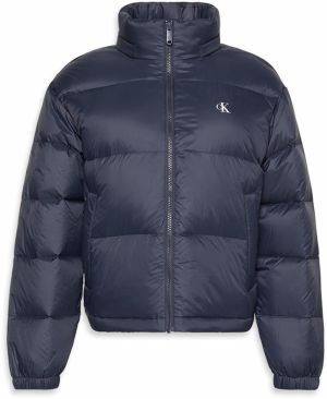 Calvin Klein Jeans Prechodná bunda 'ESSENTIAL'  tmavomodrá
