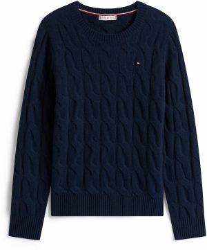 TOMMY HILFIGER Sveter  tmavomodrá