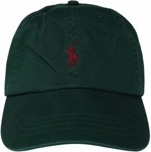 Polo Ralph Lauren Čiapka 'CLASSIC'  zelená / červená
