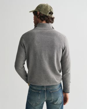 GANT Sveter 'Classic'  sivá melírovaná