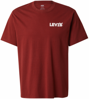 LEVI'S ® Tričko  bordová / biela
