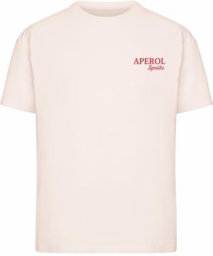 Merchcode Tričko 'Aperol Spritz'  zelená / oranžová / ružová / červená