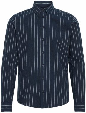 Casual Friday Košeľa 'CFMACE'  tmavomodrá / biela