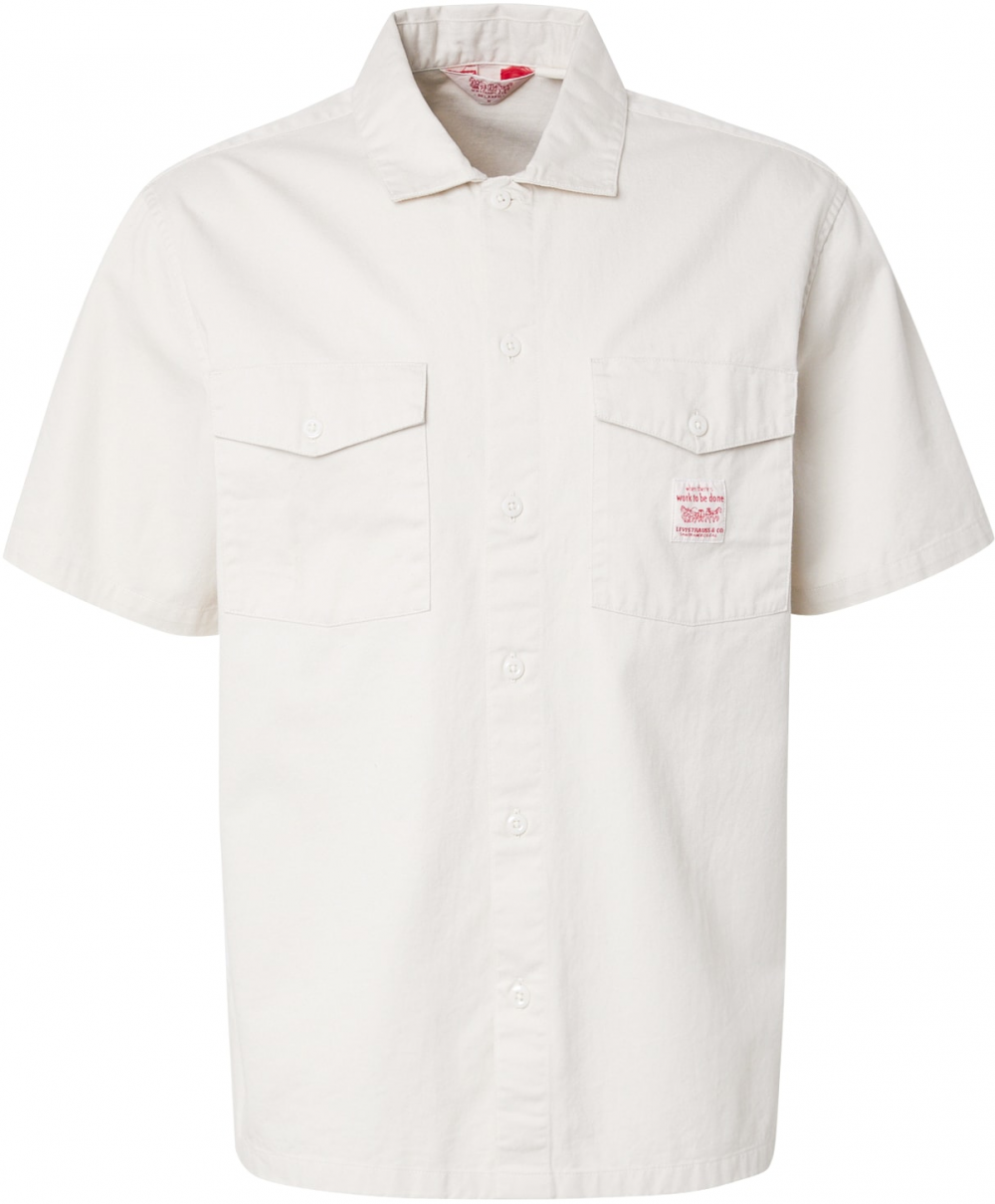 LEVI'S ® Košeľa 'Short Sleeve Worker Shirt'  svetlosivá