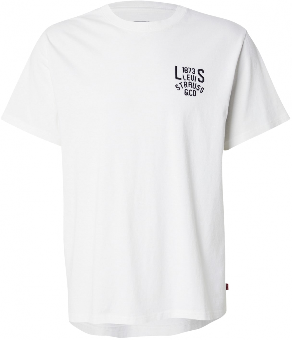 LEVI'S ® Tričko 'Relaxed Graphic Tee'  čierna / biela