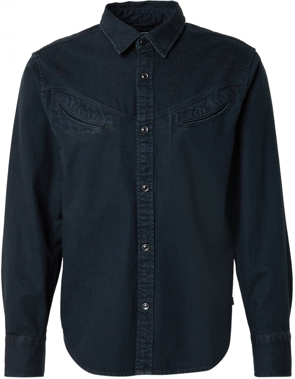 LEVI'S ® Košeľa 'Smiley Western Shirt'  čierny denim