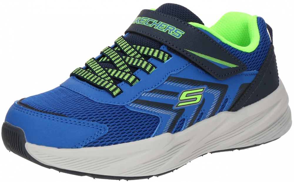 SKECHERS Tenisky 'MICROSPEC TREAD'  modrá / námornícka modrá / neónovo zelená