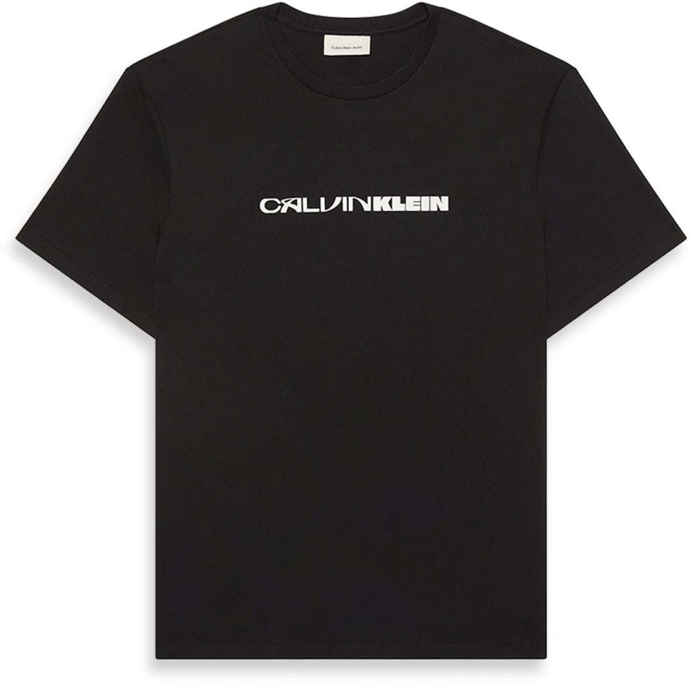Calvin Klein Jeans Tričko '20S'  fialová / čierna / biela