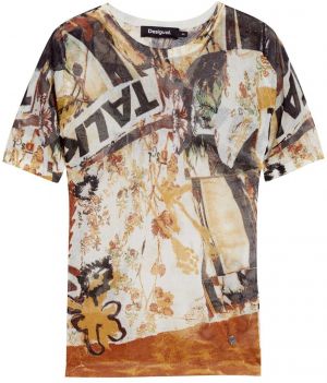 Desigual Tričko  zmiešané farby