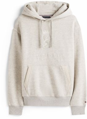 TOMMY HILFIGER Mikina  sivá melírovaná