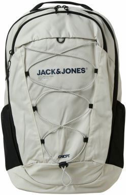 JACK & JONES Batoh 'JACZITRUS'  béžová / čierna