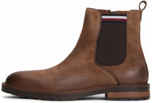 TOMMY HILFIGER Chelsea čižmy  hnedá