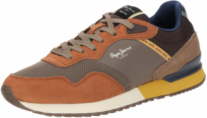 Pepe Jeans Nízke tenisky 'LONDON BRICK'  hnedá / karamelová / mokka / čierna