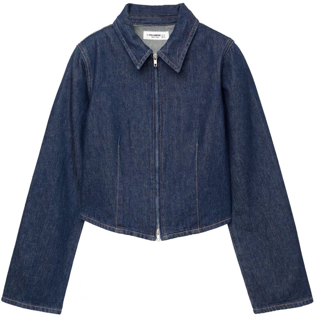 Pull&Bear Prechodná bunda  tmavomodrá