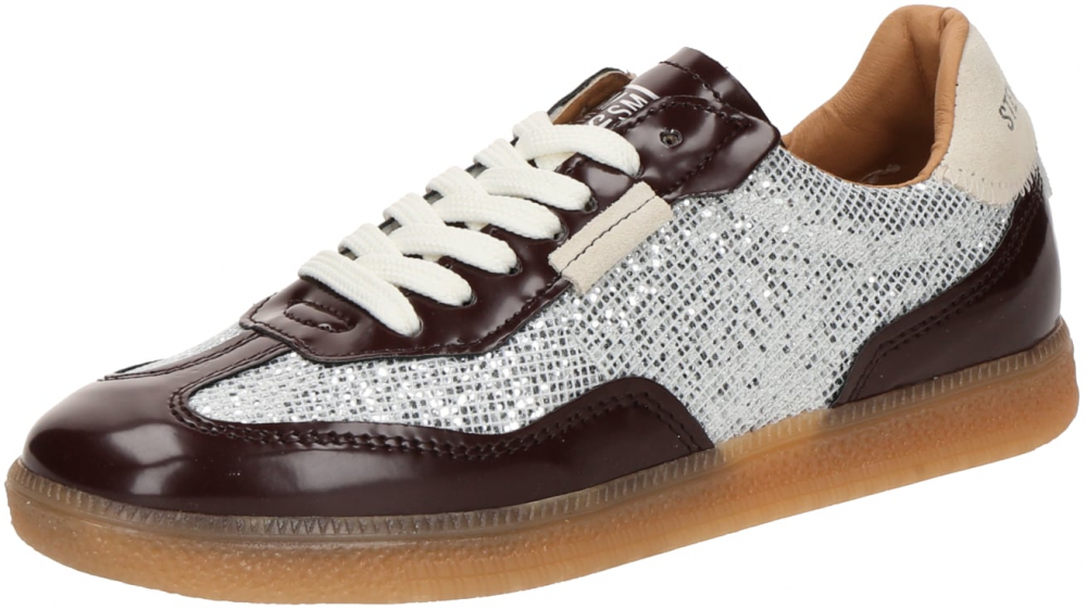 STEVE MADDEN Nízke tenisky 'Emporia'  šampanské / burgundská / strieborná