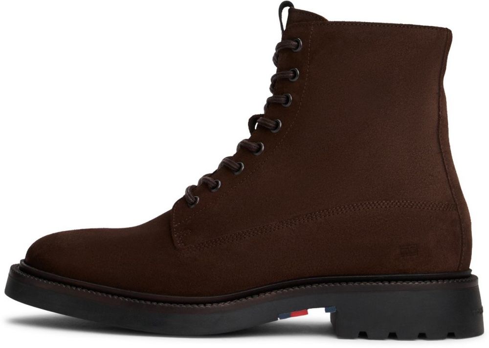 TOMMY HILFIGER Nízke čižmy  tmavohnedá