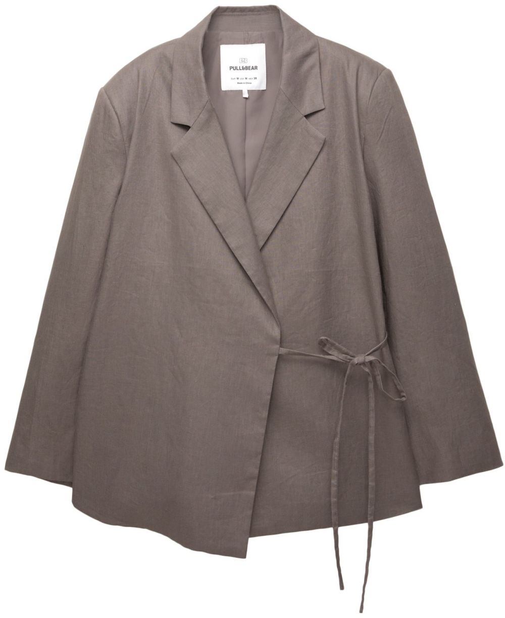 Pull&Bear Blejzer  tmavošedá