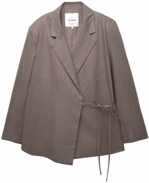 Pull&Bear Blejzer  tmavošedá