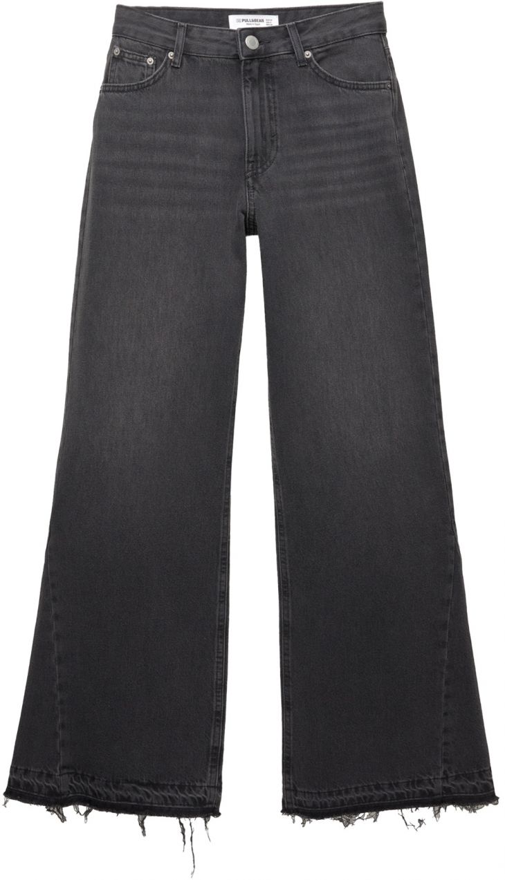 Pull&Bear Džínsy  čierny denim