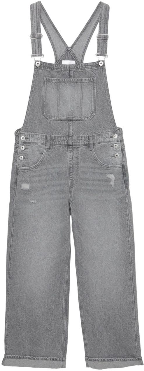 Pull&Bear Rifle na traky  sivý denim