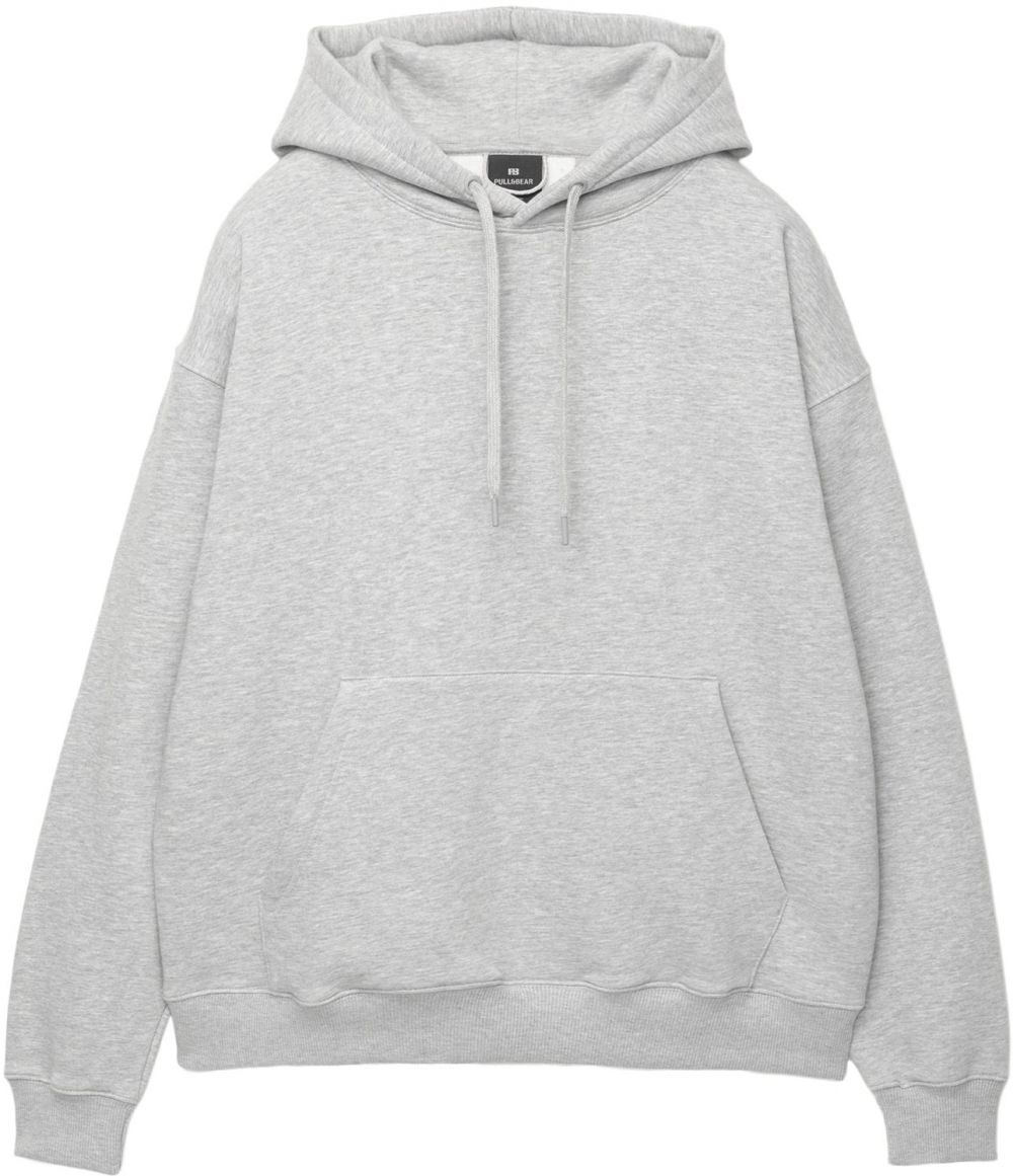 Pull&Bear Mikina  sivá melírovaná