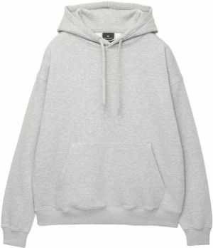 Pull&Bear Mikina  sivá melírovaná