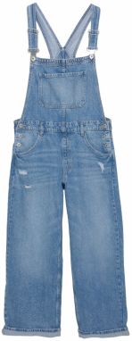 Pull&Bear Rifle na traky  modrá denim