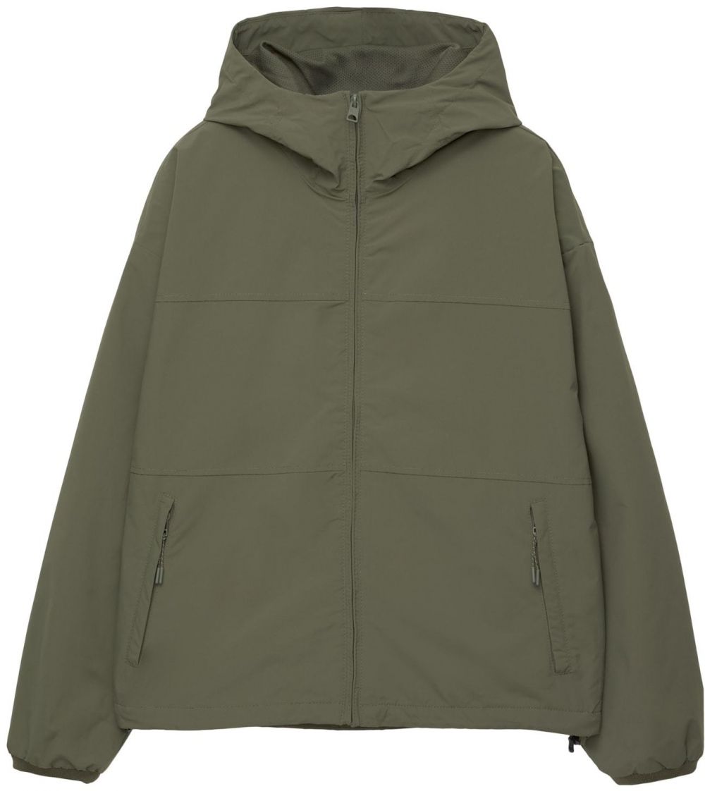 Pull&Bear Prechodná bunda  olivová