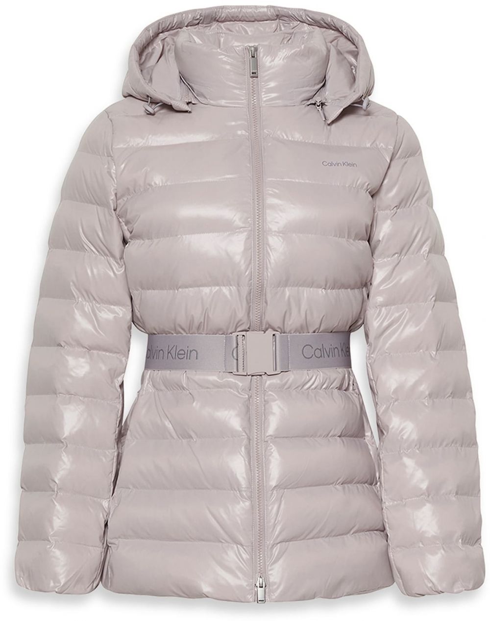 Calvin Klein Zimná bunda  sivobéžová
