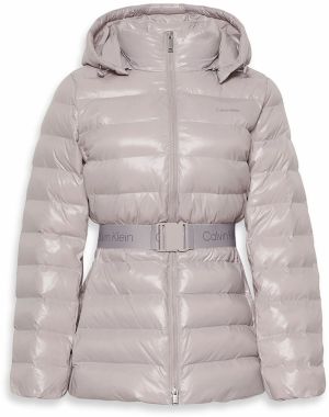 Calvin Klein Zimná bunda  sivobéžová