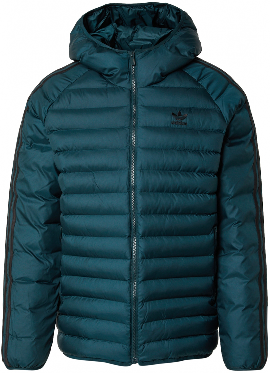 ADIDAS ORIGINALS Prechodná bunda  smaragdová / čierna
