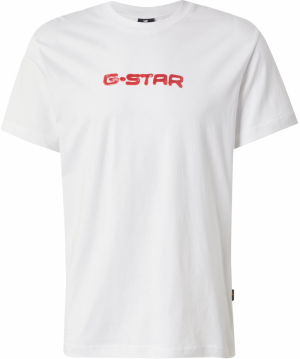 G-STAR Tričko  červená / biela