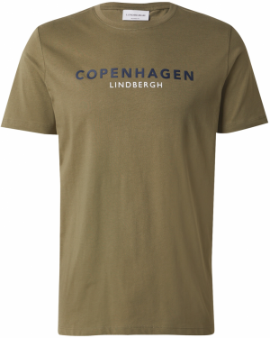 Lindbergh Tričko 'Copenhagen'  námornícka modrá / kaki / biela