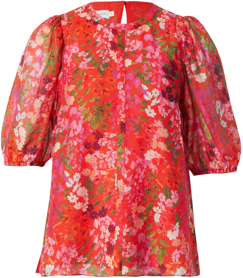 Ted Baker Blúzka  nebesky modrá / orchideová / ružová / červená