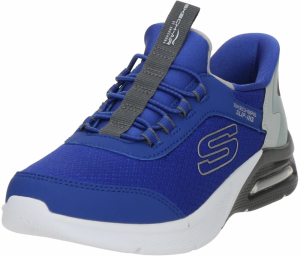 SKECHERS Tenisky 'MICROSPEC MAX - BRISK-STRIPE'  modrá / sivá