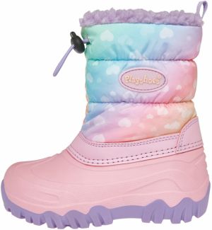 PLAYSHOES Snehule 'Regenbogen'  modrá / zelená / orgovánová / staroružová