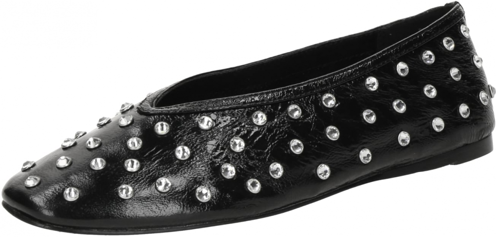 STEVE MADDEN Baleríny 'Leni-S'  čierna / priehľadná
