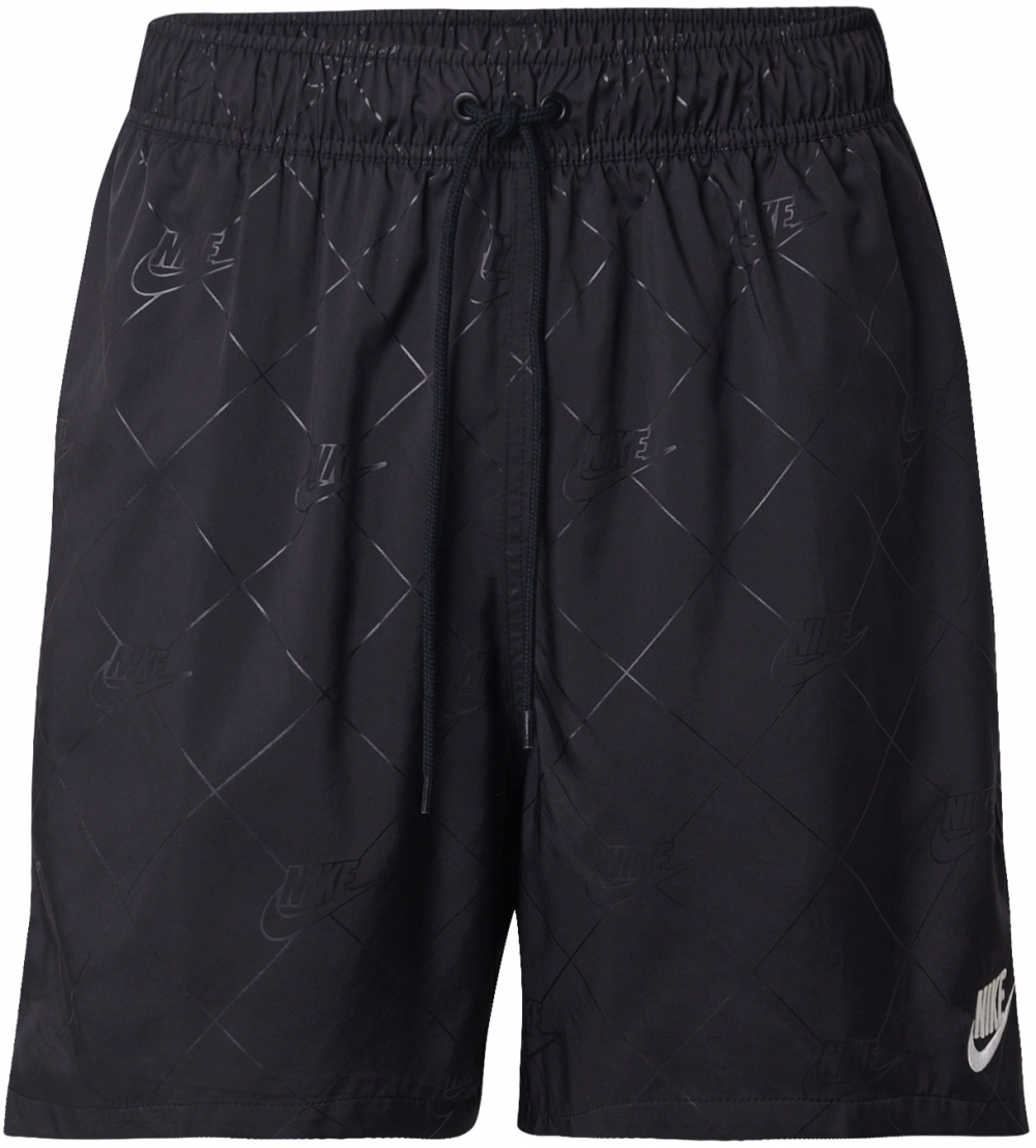Nike Sportswear Nohavice 'CLUB'  čierna / biela