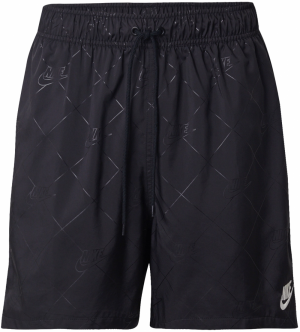 Nike Sportswear Nohavice 'CLUB'  čierna / biela