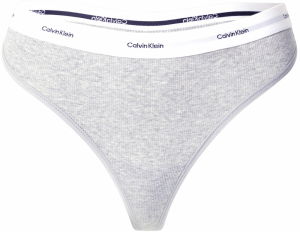 Calvin Klein Underwear Tangá  námornícka modrá / sivá melírovaná / biela