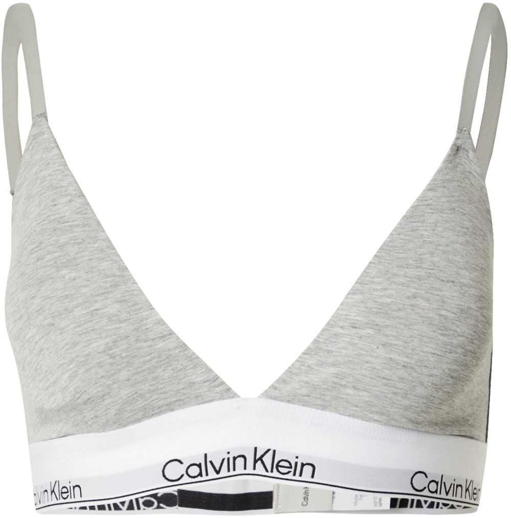 Calvin Klein Underwear Podprsenka  sivá / čierna / biela