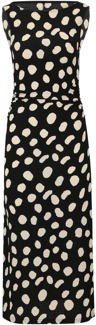 Vero Moda Petite Šaty 'VMFRIGA'  čierna / prírodná biela